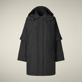 Giacca impermeabile donna Brigitte nero - Pro-Tech Donna | Save The Duck