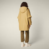 Giacca impermeabile donna Brigitte marrone sughero - Pro-Tech Donna | Save The Duck