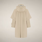 Women's Raincoat Lora in Dusty Beige - Women's Raincoats | Save The Duck