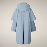 Women's Raincoat Lora in Cloud Blue - Women's Raincoats | Save The Duck