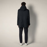 Impermeabile uomo Ned nero - Protech Man SS26 Collection | Save The Duck