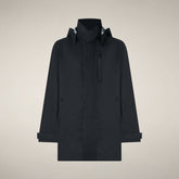 Impermeabile uomo Ned nero - Protech Man SS26 Collection | Save The Duck