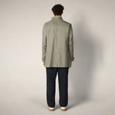 Impermeabile uomo Ned beige polvere - Protech Man SS26 Collection | Save The Duck