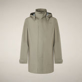 Impermeabile uomo Ned beige polvere - Protech Man SS26 Collection | Save The Duck