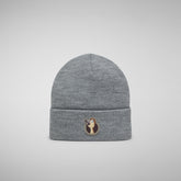 Unisex beanie Migration in light grey - Save the Duck x Migration | Save The Duck