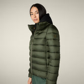 Piumino donna animal-free Elsie verde bosco - Piumini Donna Animal-Free | Save The Duck