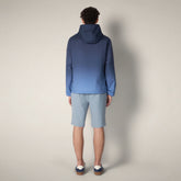 Giacca a vento uomo Wes con stampa sfumata blu navy - Giacche Uomo | Save The Duck