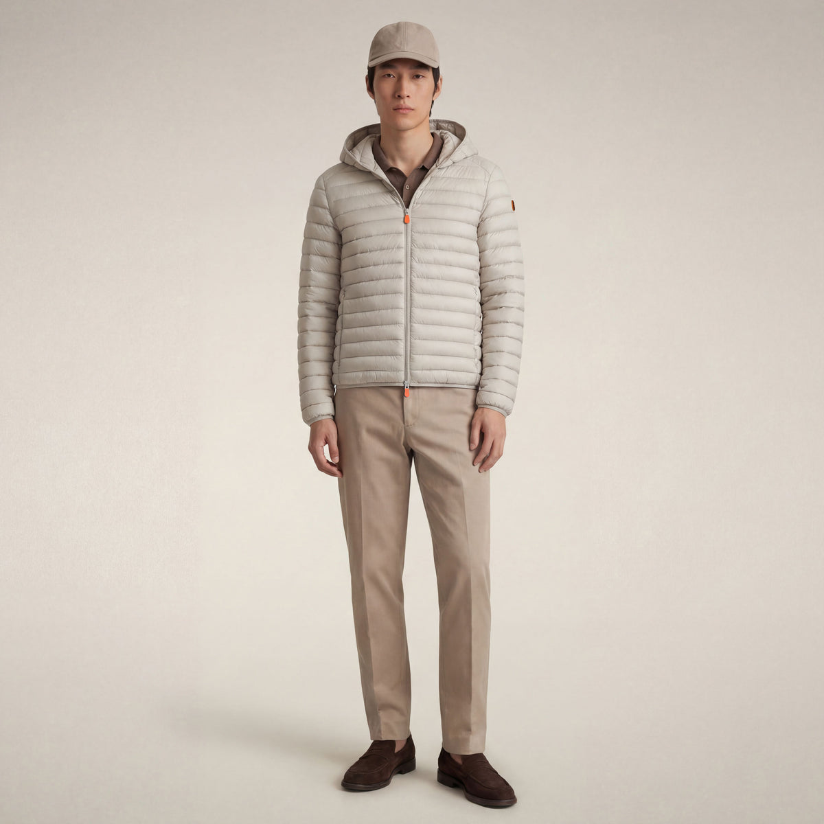 Piumino uomo Donald Beige chiaro