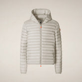 Men's puffer jacket Donald in rainy beige - Man | Save The Duck