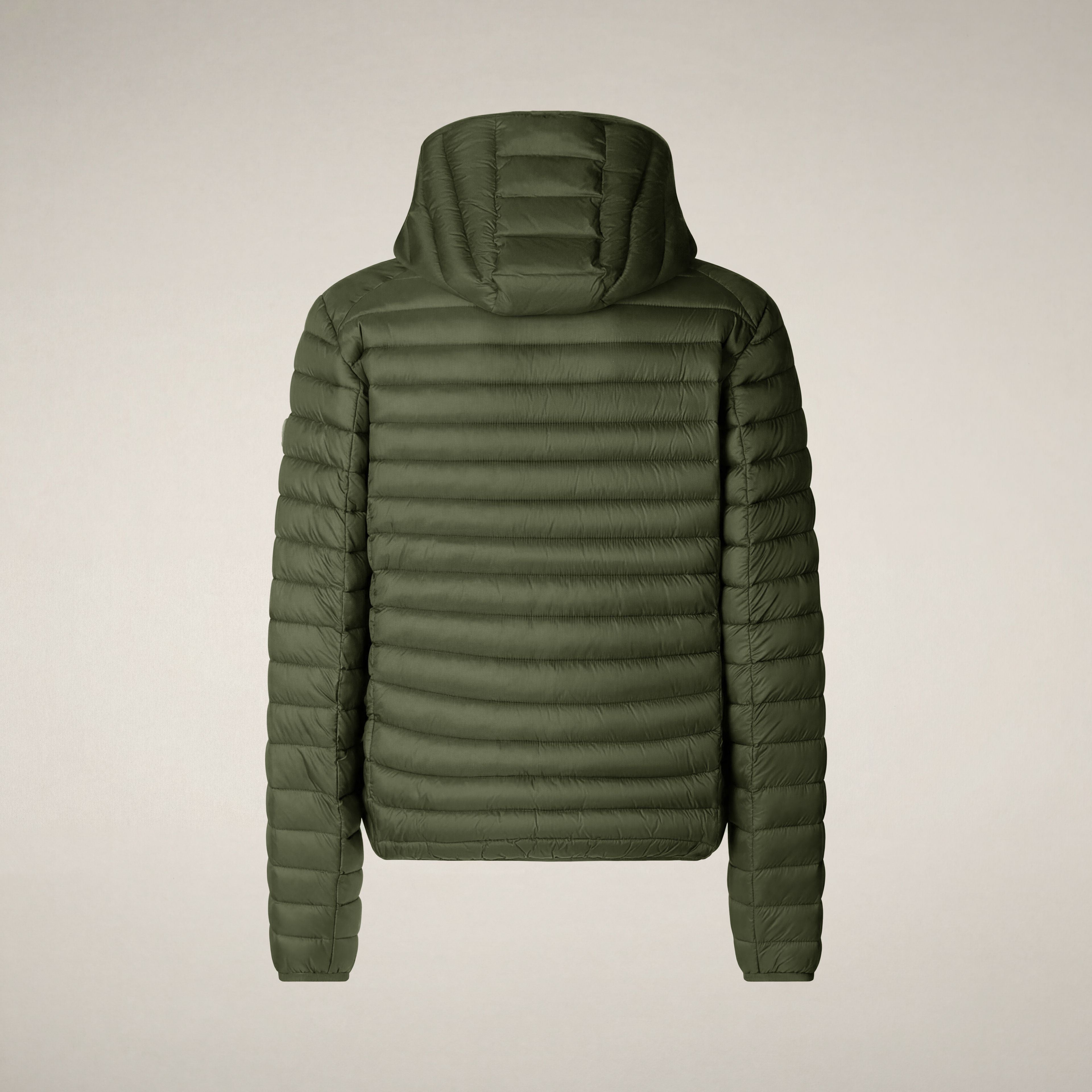 Man's puffer jacket Donald in dusty olive