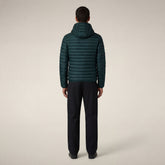 Piumino uomo Donald verde salamandra - Piumini Uomo Animal-Free | Save The Duck