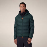 Piumino uomo Donald verde salamandra | Save The Duck