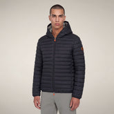 Herren-Steppjacke Donald in Grau-Schwarz | Save The Duck