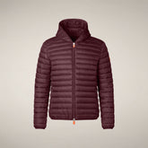 Piumino uomo Donald bordeaux nero | Save The Duck