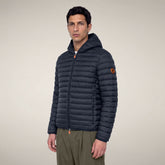 Herren-Steppjacke Donald in Blau-Schwarz | Save The Duck