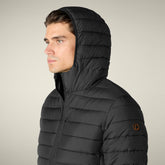 Piumino animal free uomo Juncus nero - FW25 MAN COLLECTION | Save The Duck