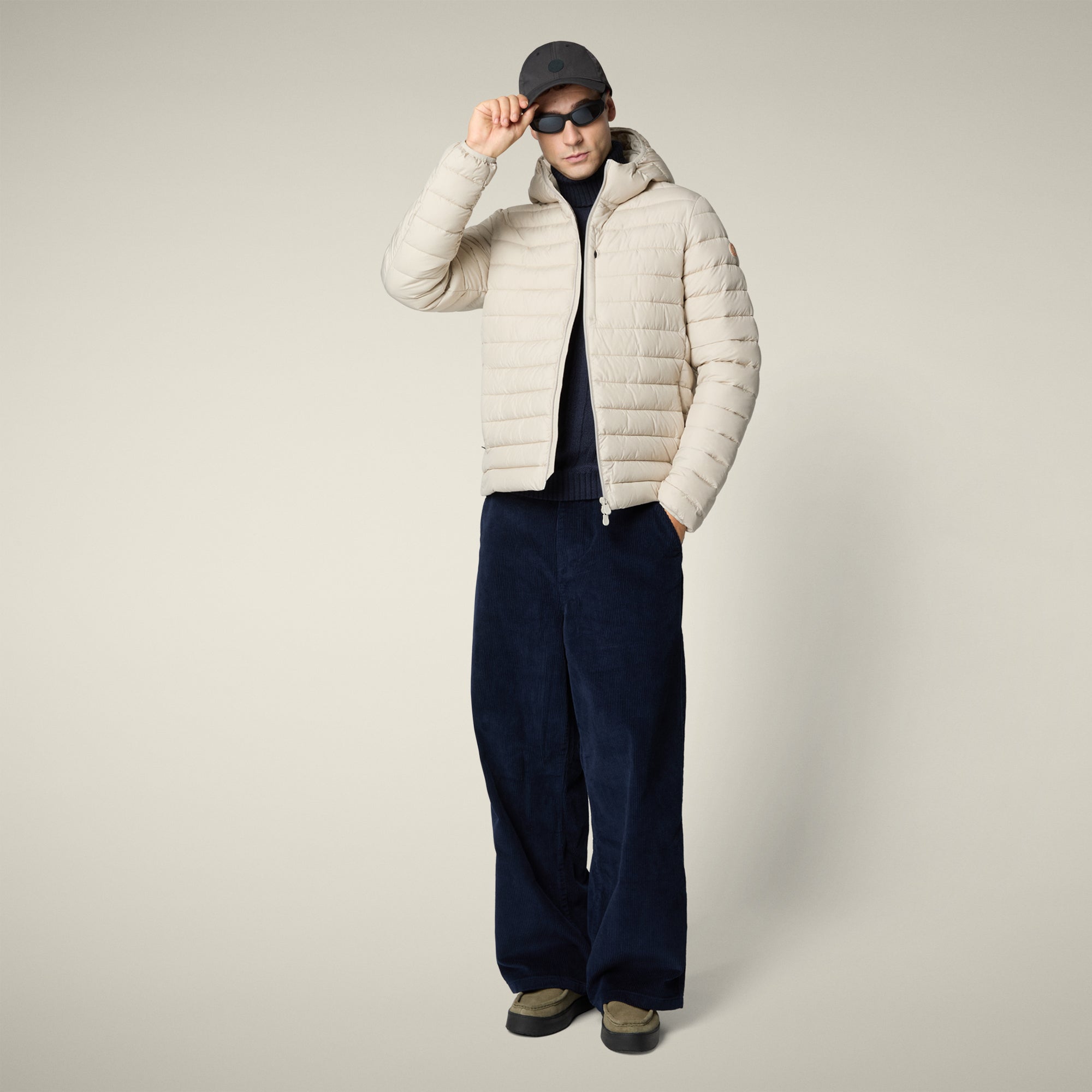 Herren-Steppjacke Juncus in Rainy Beige