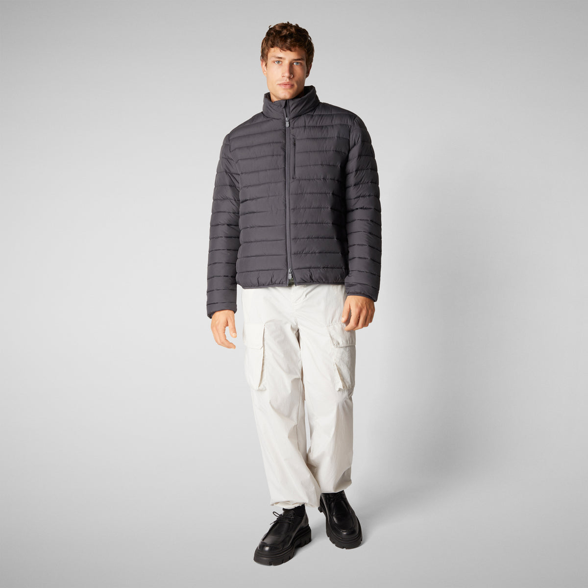 GIACCA UOMO ERION IN GRIGIO NERO
