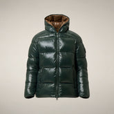 Men's Puffer Jacket Edgard in Nori Green - Smartleisure Herren | Save The Duck