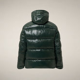 Men's Puffer Jacket Edgard in Nori Green | Save The Duck