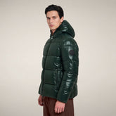Men's Puffer Jacket Edgard in Nori Green | Save The Duck