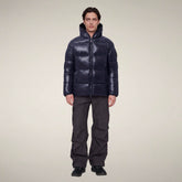 Doudoune Edgard bleu nuit pour homme | Save The Duck