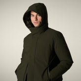 Giacca uomo animal free Obione verde scuro - Giacche Uomo | Save The Duck