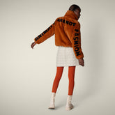 Giacca donna reversibile Margherita marrone caramello | Save The Duck