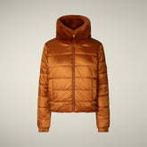 Giacca donna reversibile Margherita marrone caramello | Save The Duck