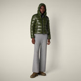 Piumino donna animal-free Cosmary verde bosco - Piumini Donna Animal-Free | Save The Duck