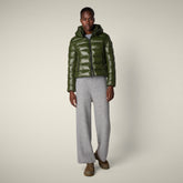 Piumino donna animal-free Cosmary verde bosco - Piumini Donna Animal-Free | Save The Duck