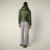 Piumino donna animal-free Cosmary verde bosco - Piumini Donna Animal-Free | Save The Duck