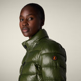 Piumino donna animal-free Cosmary verde bosco - Piumini Donna Animal-Free | Save The Duck