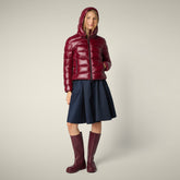 Piumino donna animal-free Cosmary bordeaux - Piumini Donna Animal-Free | Save The Duck