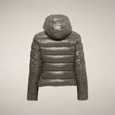 Piumino donna Cosmary grigio canna di fucile - Prodotti | Save The Duck