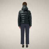 Women's Puffer Jacket Cosmary in Nori Green - Men's Pro-Tech | Save The Duck