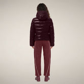 Women's Puffer Jacket Cosmary in Wine Red - Men's Pro-Tech | Save The Duck
