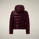 Women's Puffer Jacket Cosmary in Wine Red | Save The Duck