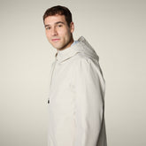 Giacca impermeabile uomo Jari beige chiaro - FW25 MAN COLLECTION | Save The Duck