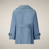 Giacca donna Sela chambray indigo - Rain Woman SS26 Collection | Save The Duck