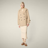 Trench donna Sofi beige stardust - Icons Donna | Save The Duck