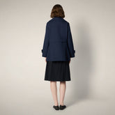 Trench donna Avril blu navy - Rain Woman SS26 Collection | Save The Duck