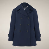Trench donna Avril blu navy - Rain Woman SS26 Collection | Save The Duck