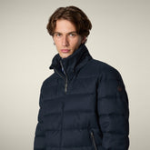 Piumino uomo animal free Constantin blu navy mélange - Bureau Uomo | Save The Duck