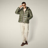 Piumino uomo animal-free Florian verde alloro - Piumini Uomo Animal-Free | Save The Duck