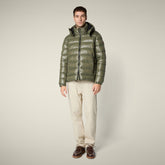 Piumino uomo animal-free Florian verde alloro - Piumini Uomo Animal-Free | Save The Duck