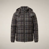 Piumino uomo Gibson a quadri grandi marrone - Gallery FW26 | Save The Duck