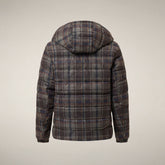 Piumino uomo Gibson a quadri grandi marrone - Gallery FW26 | Save The Duck