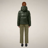 Women's Puffer Jacket Biddy in Pine Green - FW26 Woman | Save The Duck