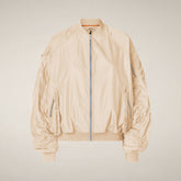 Giacca bomber donna Lil crema marzapane - Donna | Save The Duck